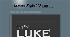 Desktop Screenshot of camdenbaptist.com